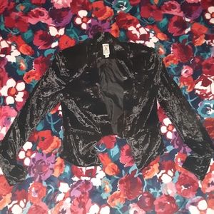 💄sexy crushed velvet tuxedo blazer 🌈